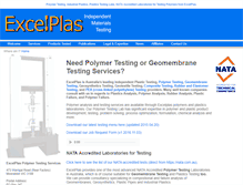 Tablet Screenshot of excelplas.com